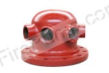 10" Exposed 8-outlet Flanged Fire Pump Test Header Connection
