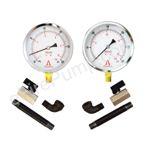 Replacement Fire Pump Suction & Discharge Gauge Kit (Dry)