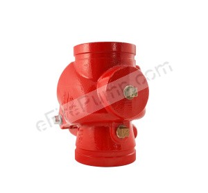 Aleum 4” Swing Check Valve, Grooved