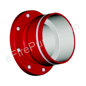 6"x6" 150# Groove / Flange Adapter (300 PSI Rating)