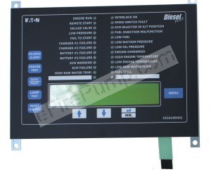 Eaton Main Display Panel Membrane (English) P/N 4A55737H01