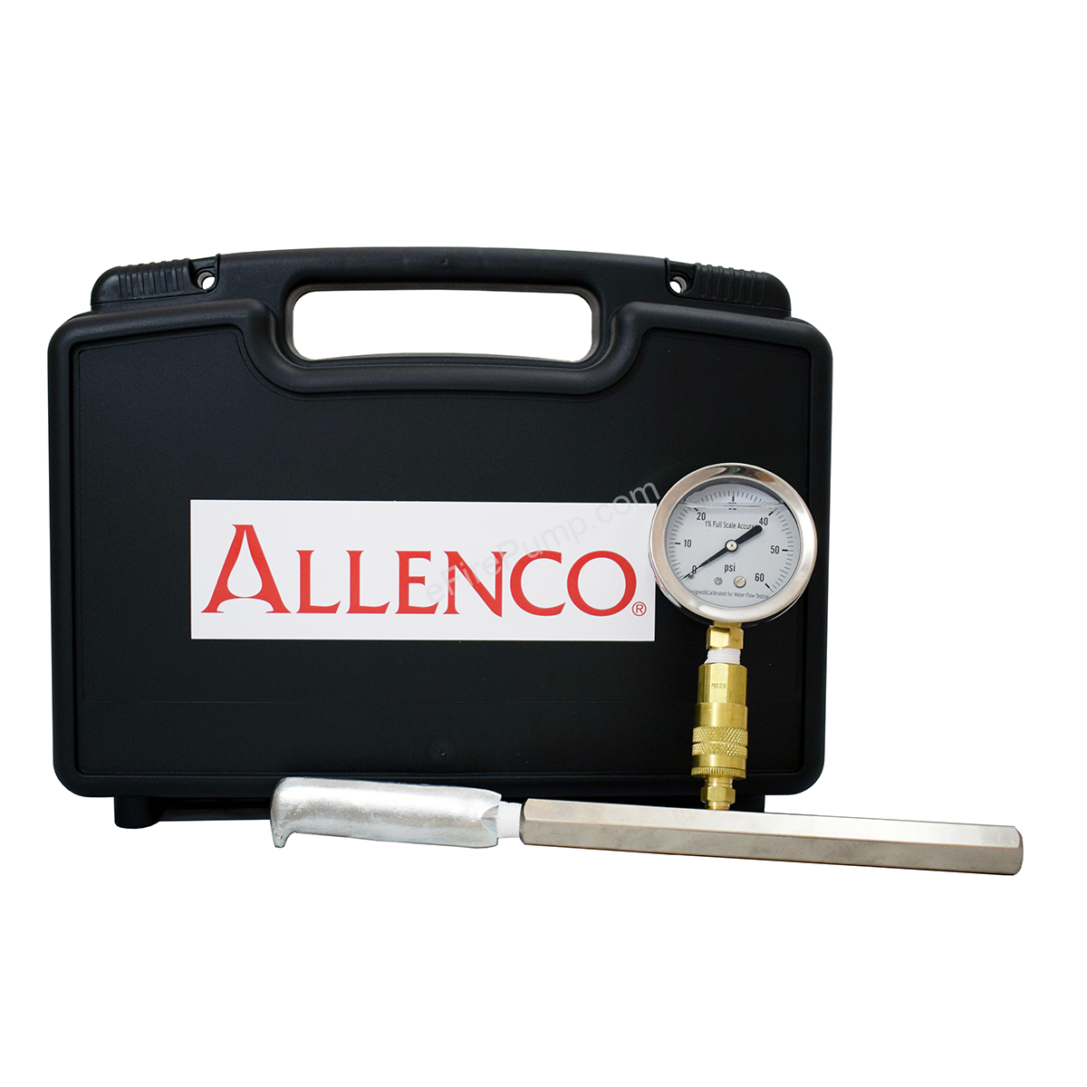 Select PSI Allenco 2-1/2" Hydrant Test Cap w/ Gauge fire, flow, pressure 